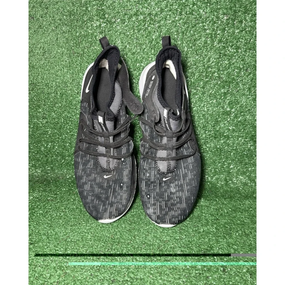 Nike Flex Contact 3 Mens Size 10 Black White Running Shoes Sneakers AQ7484-004